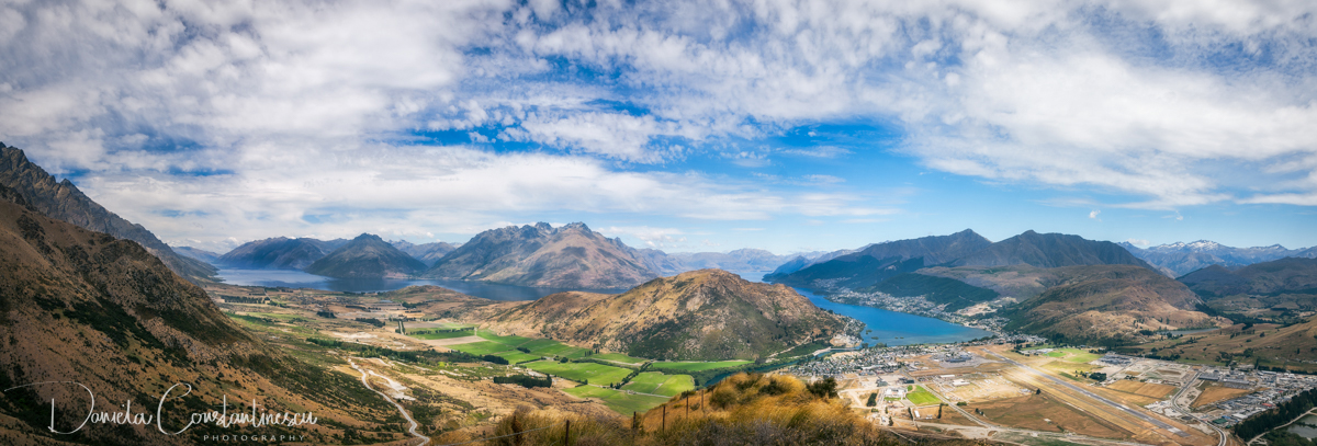NZ Queenstown Scenic Alpine Panorama